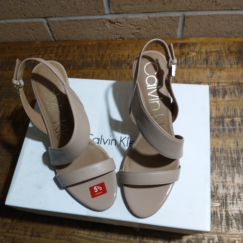 Calvin Klein Lancy Nappa Desert Sand